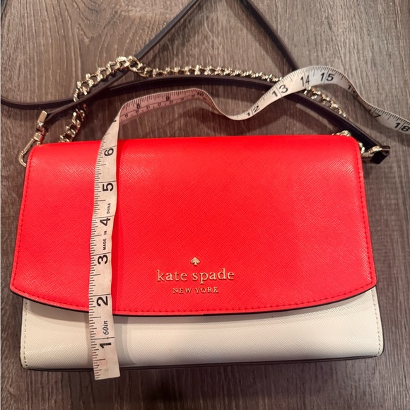 Kate Spade New York Carson Colorblock Convertible Crossbody Bag Red White Blue - Picture 6 of 7